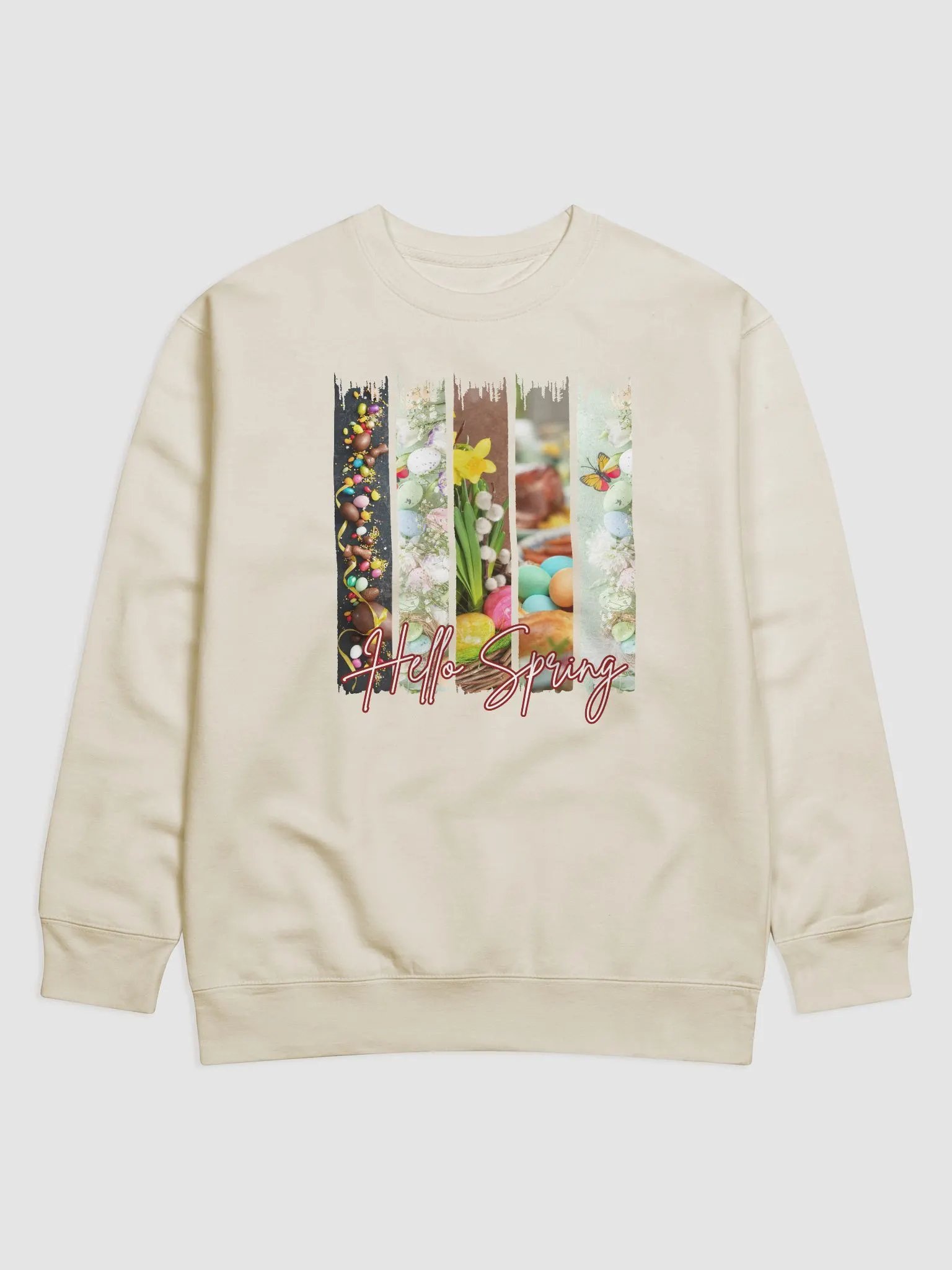 Hello Spring, Easter Elements, Brush Stroke Heritage Sweatshirt product image (2)