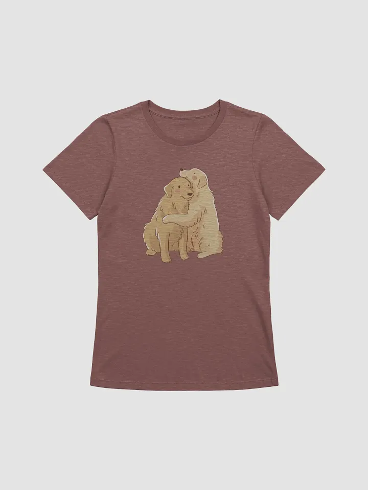 Golden Retriever Hug Women's Relaxed-fit Tee product image (1)