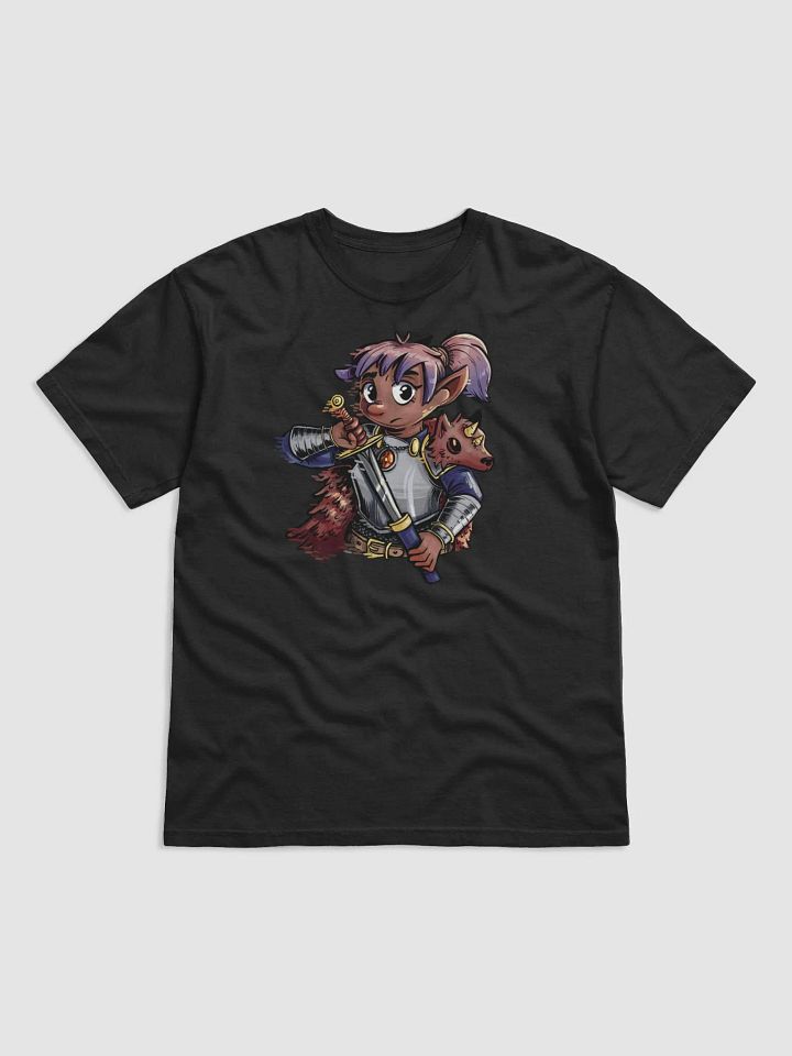 Gnome Paladin T-Shirt - Fantasy RPG Character Design product image (1)