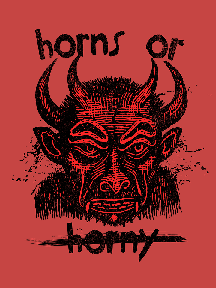 Horns or Horny Unisex T-Shirt product image (1)