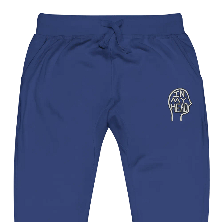 In My Head (lined design) embroidered fleece sweatpants product image (13)