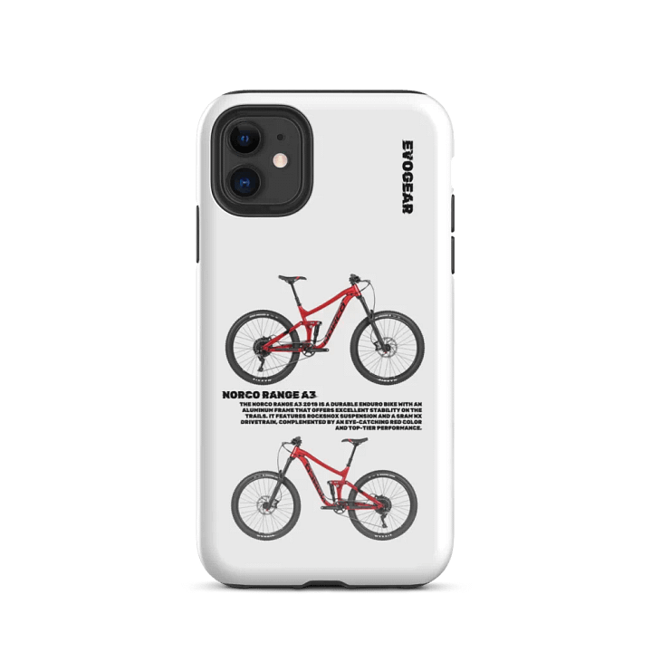 White Norco Range A3 iPhone Case product image (2)
