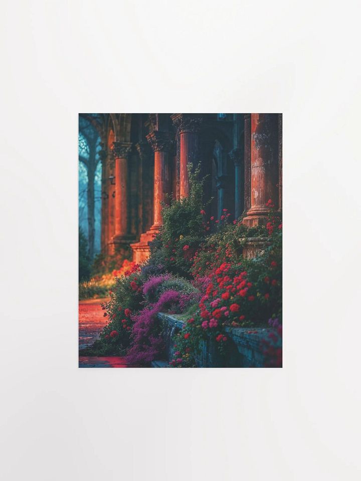 Ruins in Bloom Matte Poster product image (7)