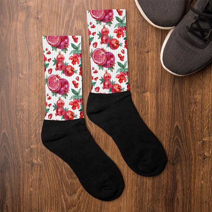 Rosh Hashanah Socks - Pomegranate Pattern product image (2)