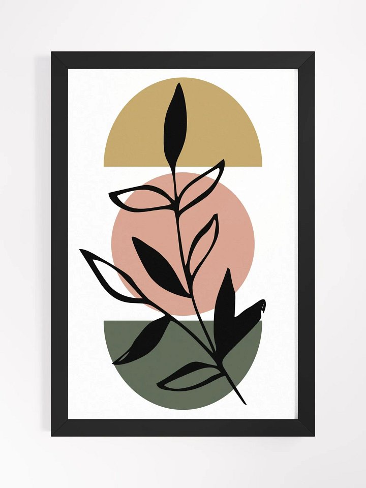 Botanical Silhouette Framed Poster product image (1)