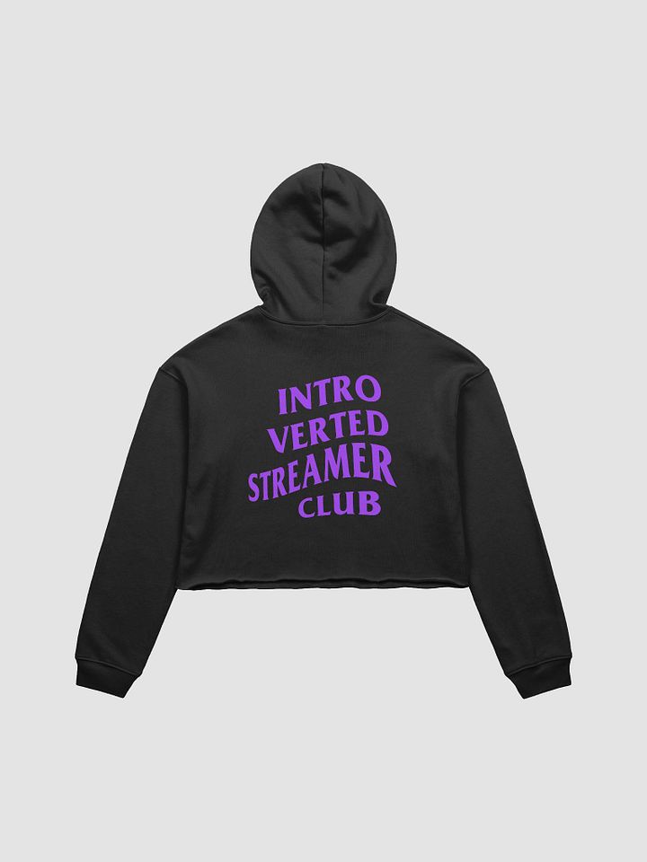 Introverted Streamer Club "Tired" Crop Hoodie product image (4)