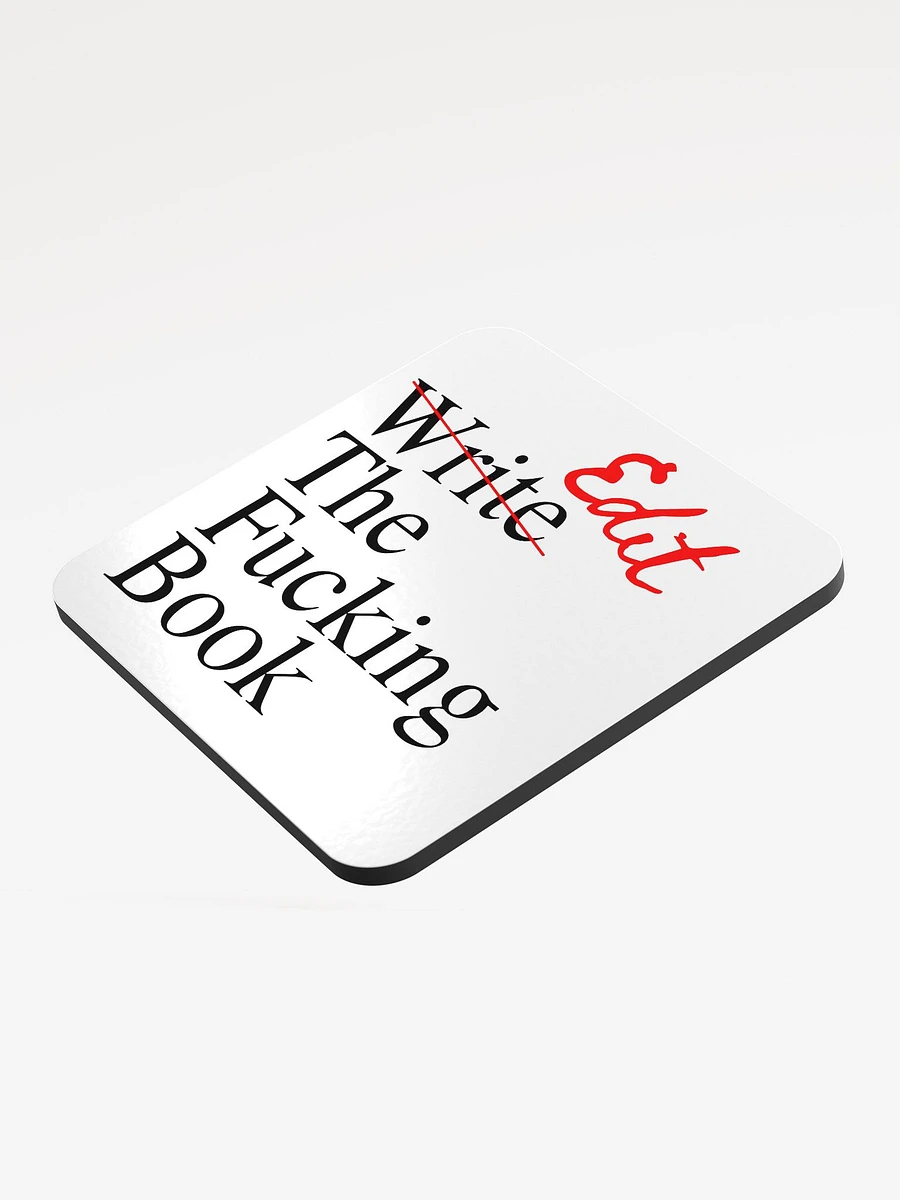 Edit the Fucking Book Cork Coaster product image (3)