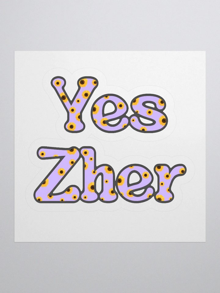 YES ZHER STICKER product image (1)