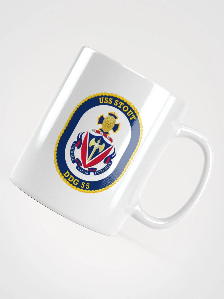 USS Stout DDG 55: White Coffee Cup product image (4)