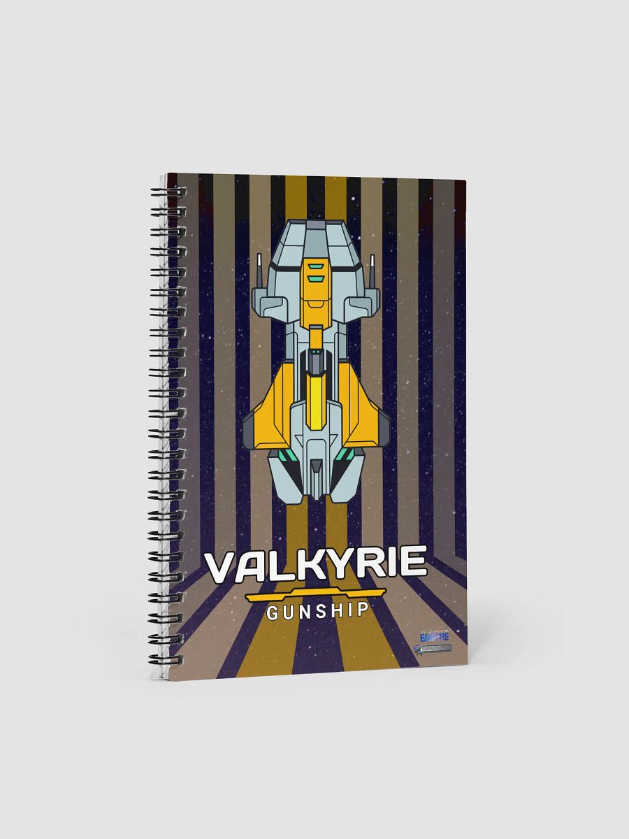 Valkyrie Gunship Starship | Spiral Notebook product image (1)