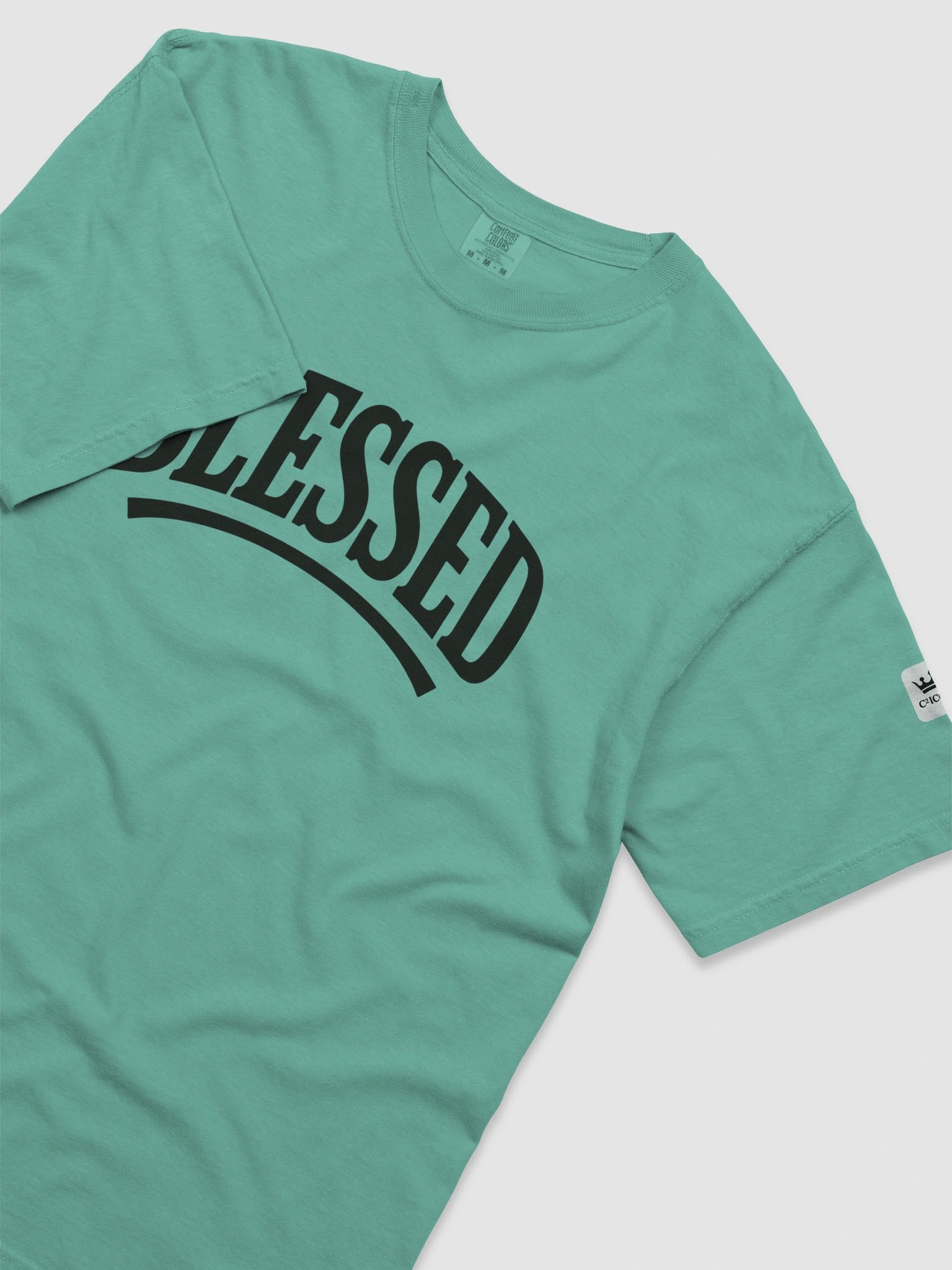 Blessed T-Shirt with Black Graphic product image (5)