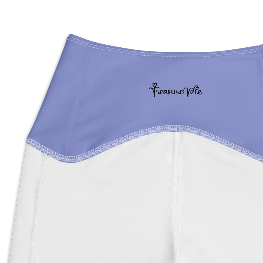 Plain Light Purple True Summer Women's High Waisted Premium Crossover Leggings with Pockets by Treasure Pie product image (4)