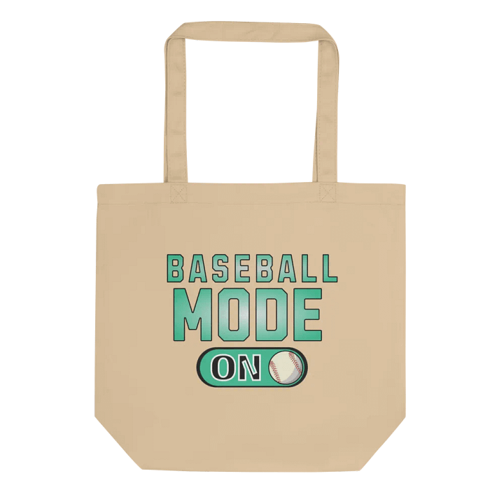 Baseball Mode On Eco-Friendly Tote Bag product image (1)