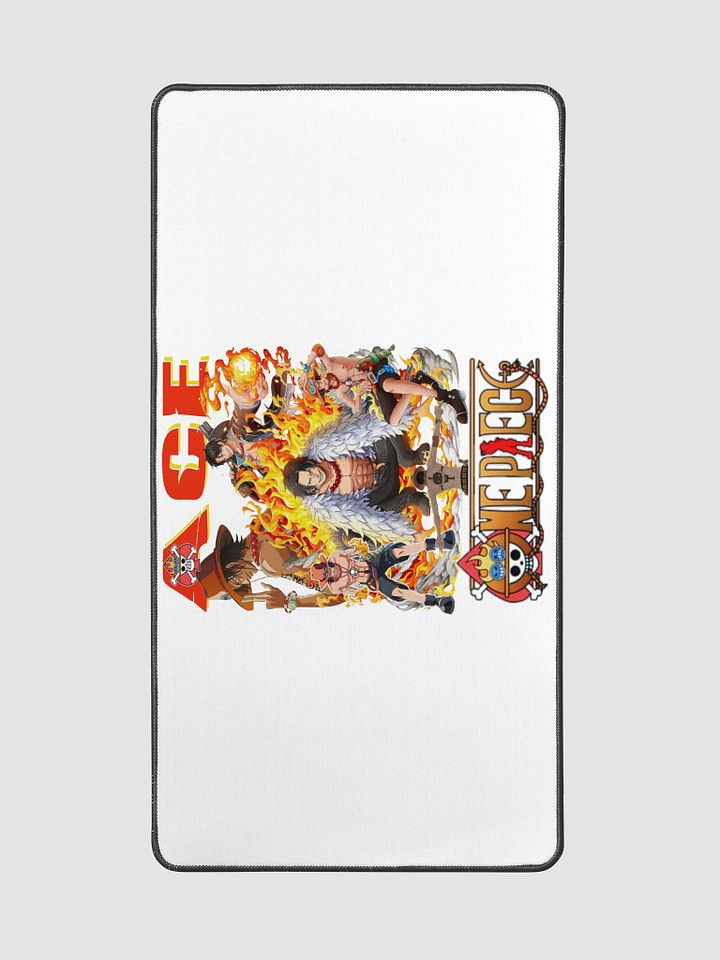 Flaming Ace - One Piece Desk Mat product image (2)