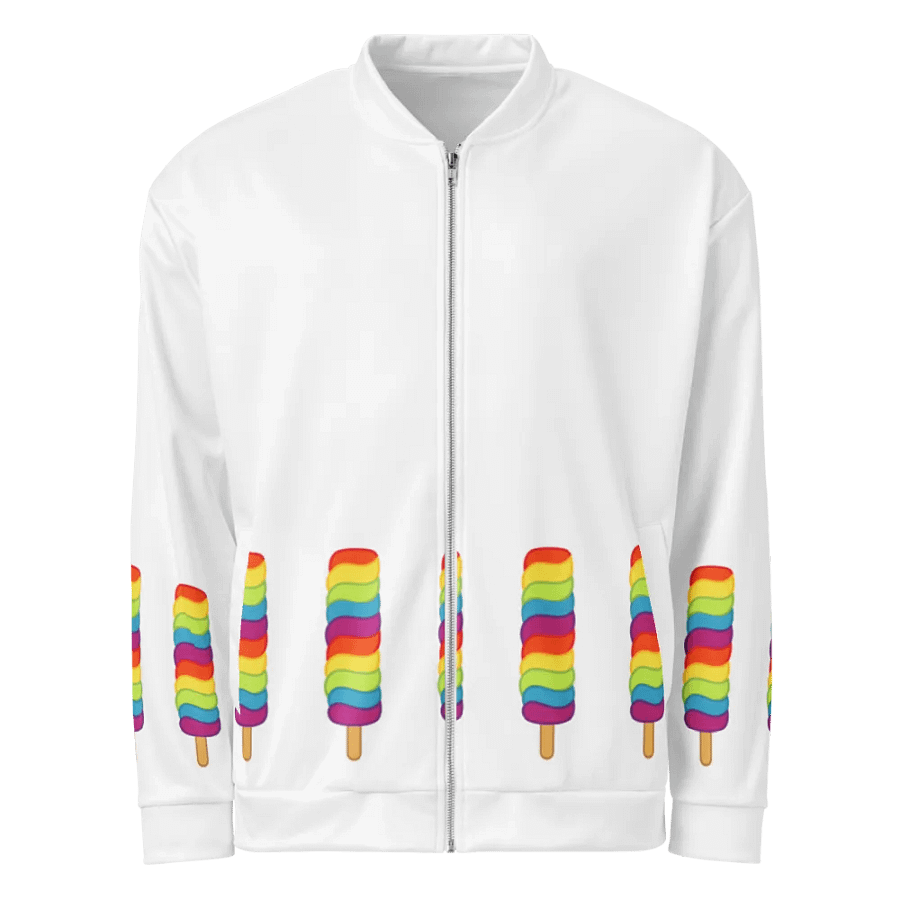 Rainbow Popsicle Dreams Bomber Jacket product image (1)