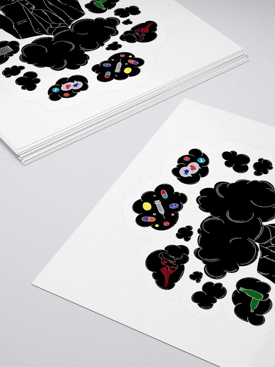 Head in the clouds Kiss Cut Stickers product image (4)