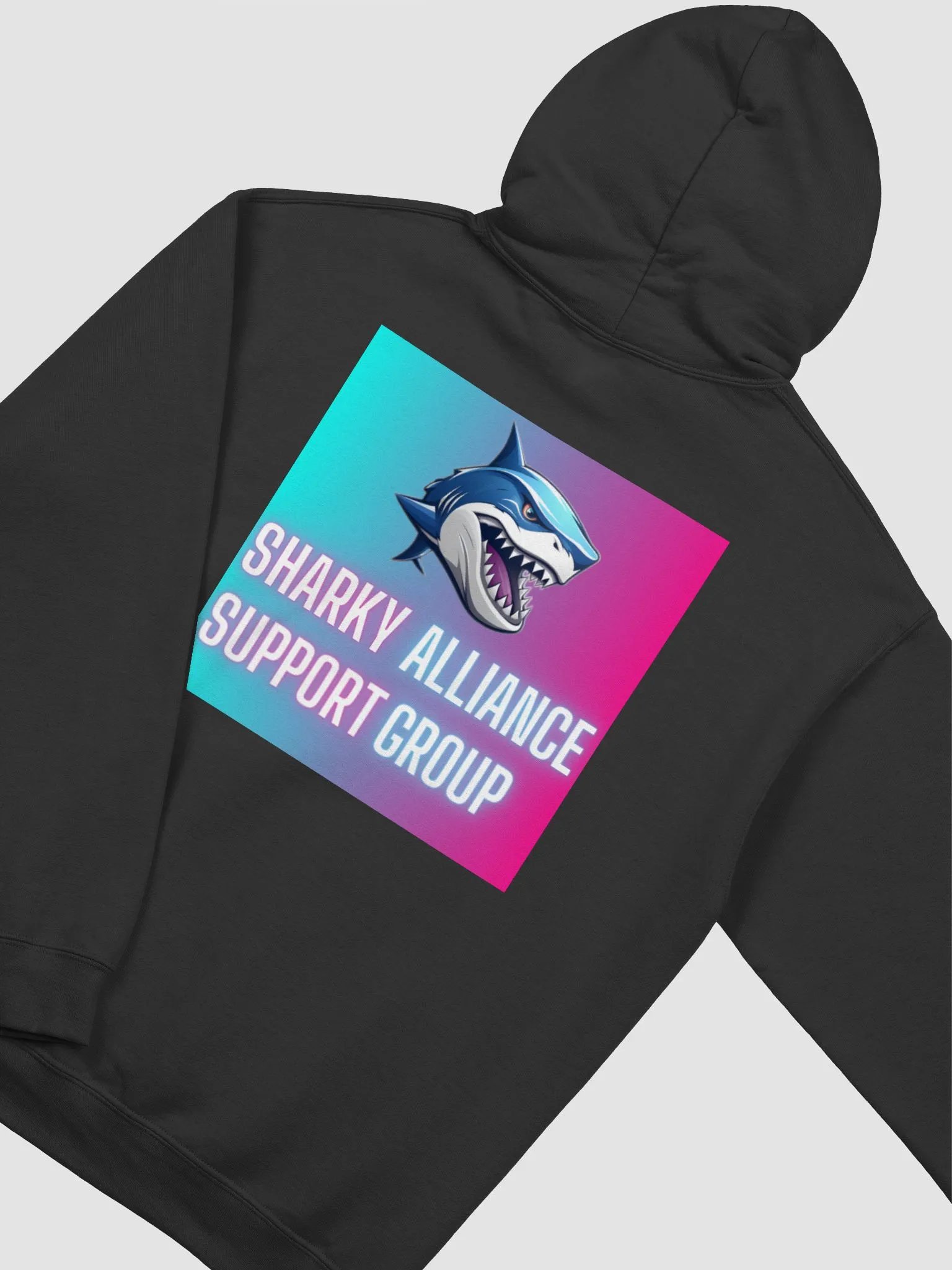 Sharky Alliance Support Group Hoodie (Pink/Blue) product image (38)