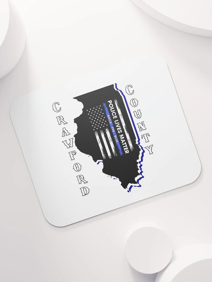 Police Lives Matter Crawford County, Illinois - Mouse Pad product image (7)