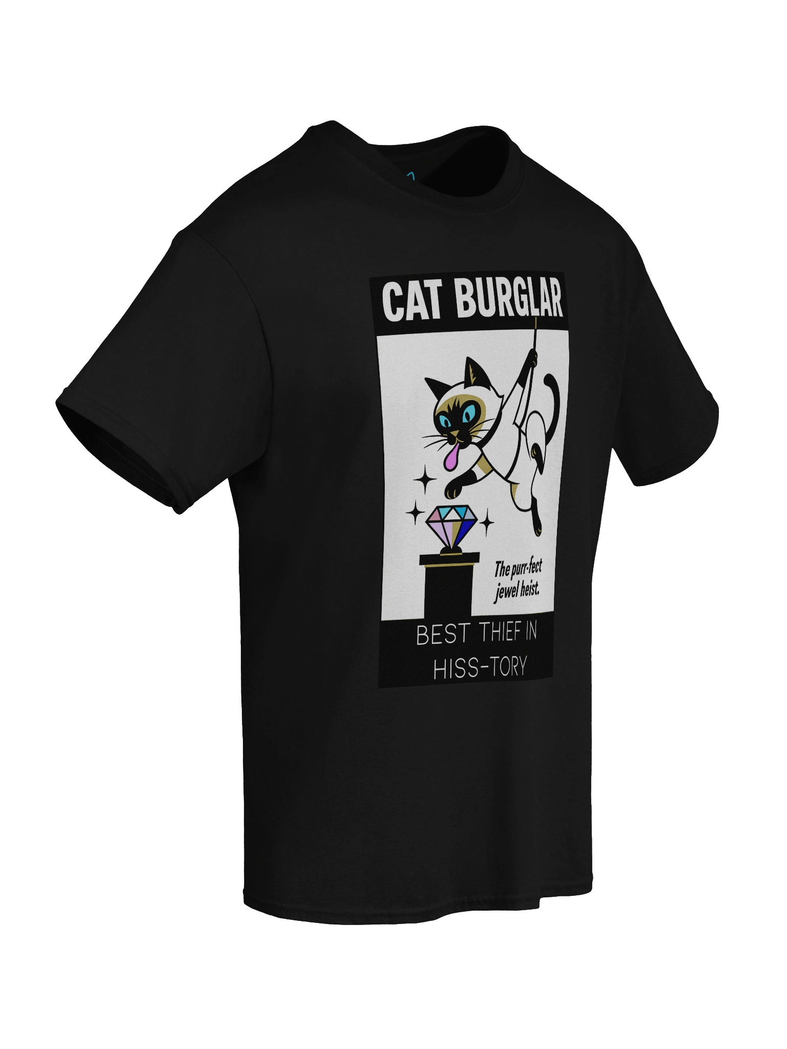 Cat Burglar Purr-fect Jewel Heist Boxy Fit Unisex T-Shirt product image (65)
