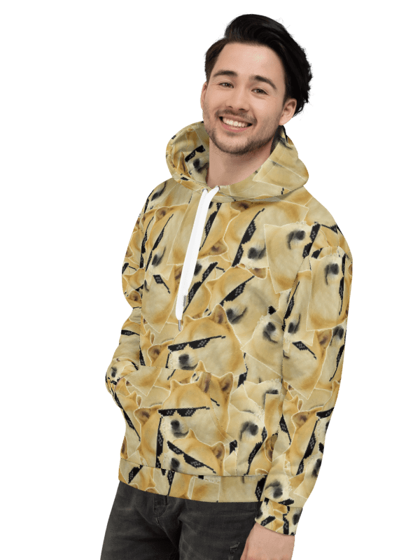 $DOGE Full Printed Unisex Hoodie product image (5)