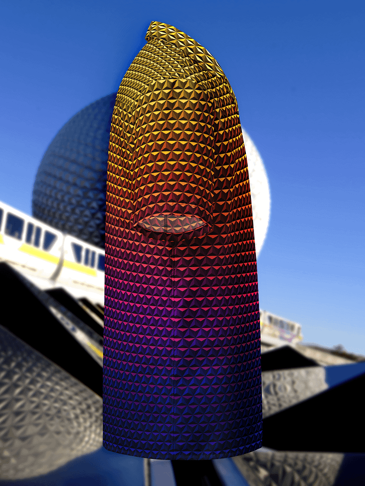 Geodesic Sunset Retro Shirt product image (2)