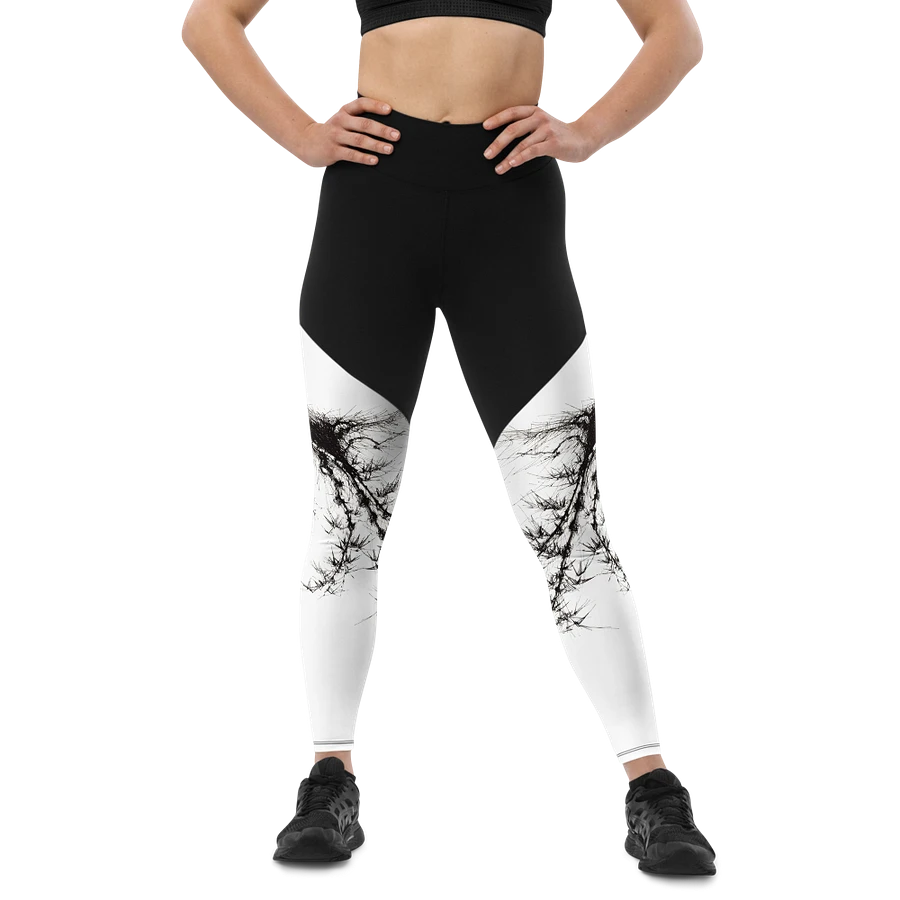 Bamboo Root All-Over Print Sports Leggings product image (29)