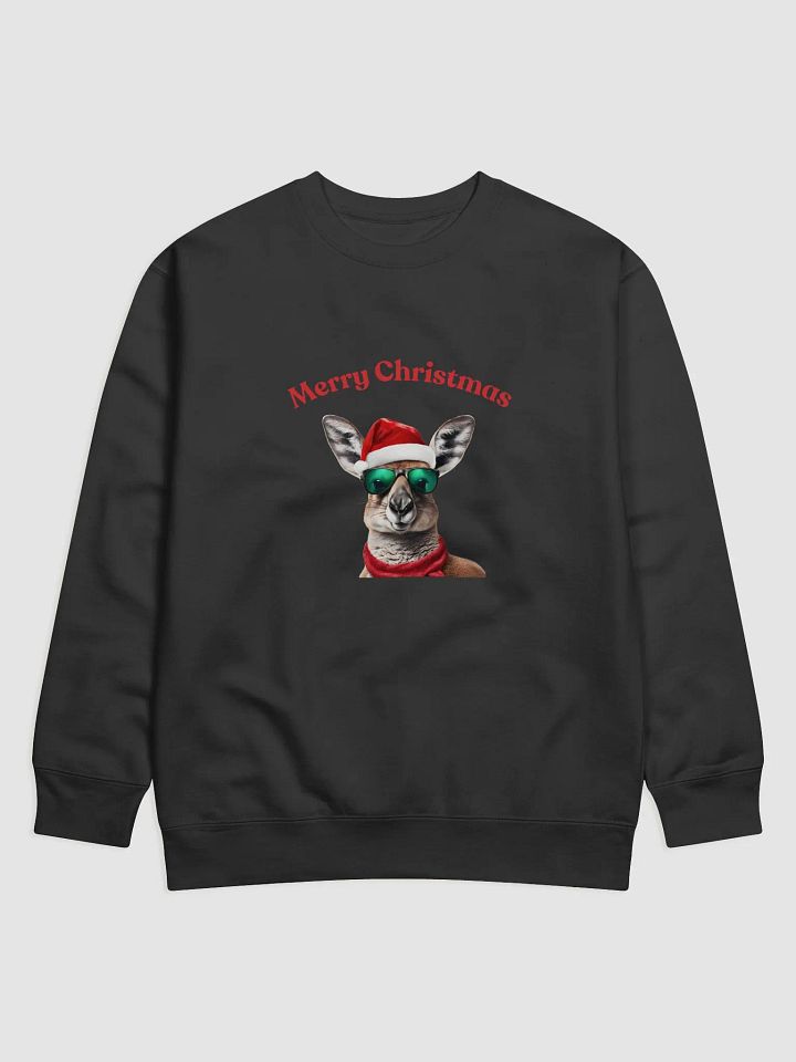 Festive Kangaroo Merry Christmas Sweatshirt - Red product image (1)