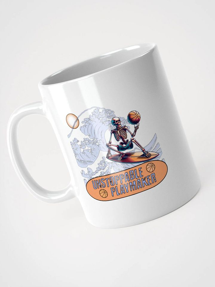 Unstoppable Playmaker Skeleton Basketball Mug product image (2)