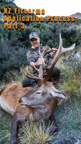 A bit delayed in posting this (sorry) but head over to our YouTube to watch part 3 of my NZ Firearms application process