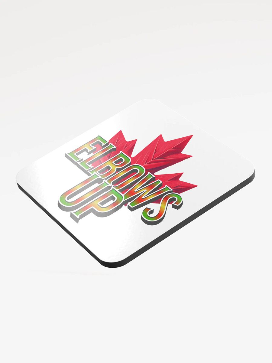 Elbows Up Maple Leaf Gradient Coaster Set product image (4)