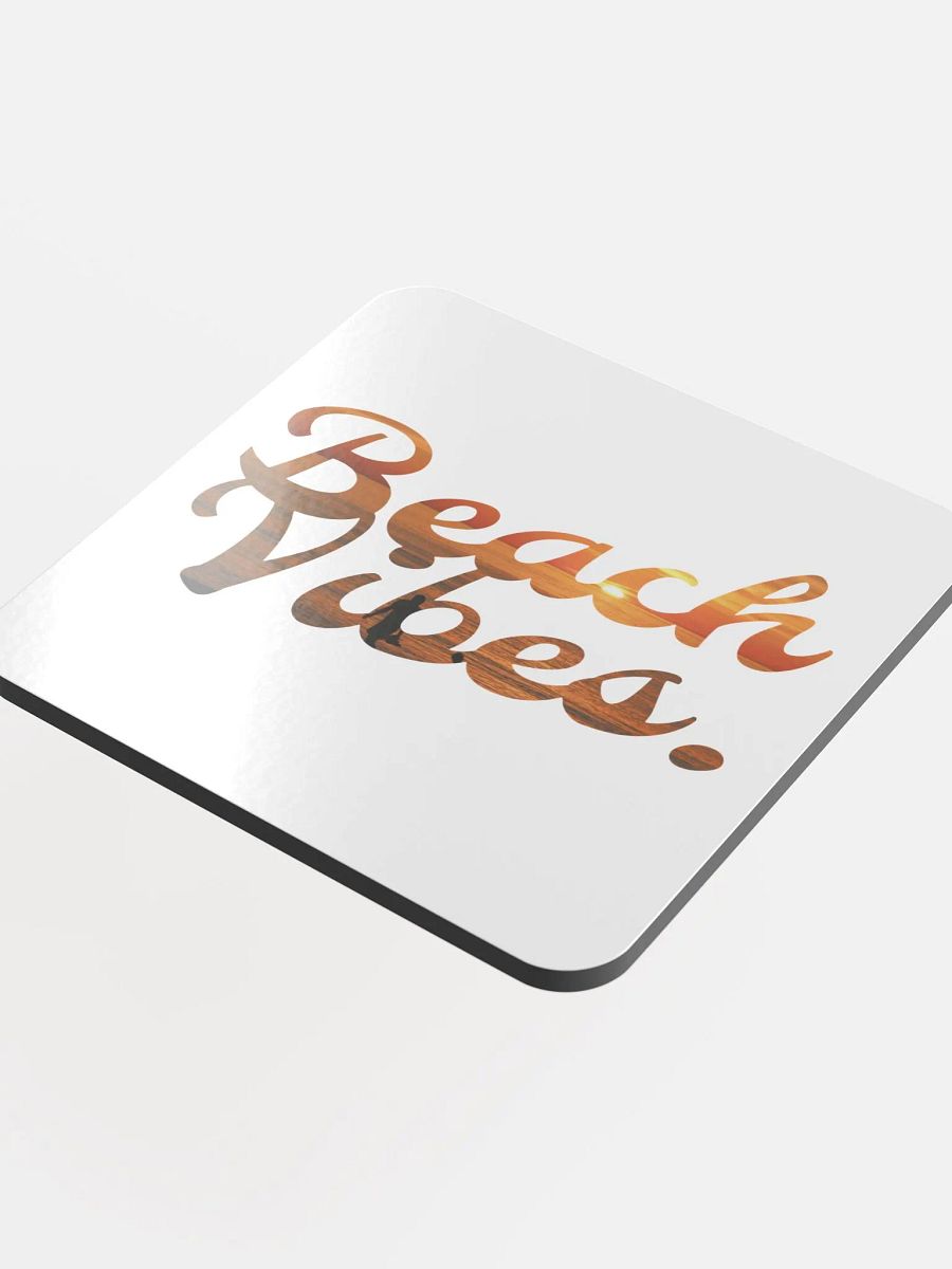 Beach Vibes Sunset Silhouette Coaster product image (4)