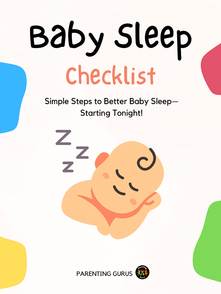 FREE Baby Sleep Checklist - Simple steps to better baby sleep product image (1)