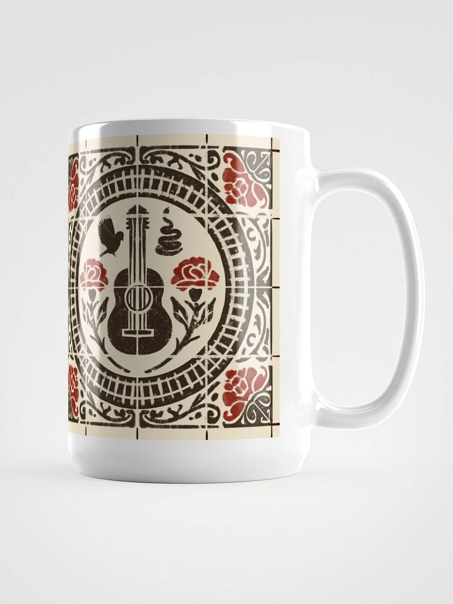 Hadestown Spanish Tile Mug – White Glossy Broadway Mythology Gift Mug product image (2)