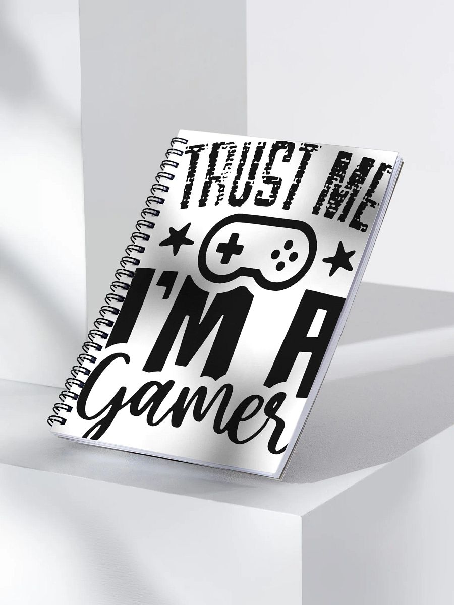 🎮 Gamer's Trust Spiral Notebook – "Trust Me, I'm a Gamer" Edition 🕹️📓 product image (3)