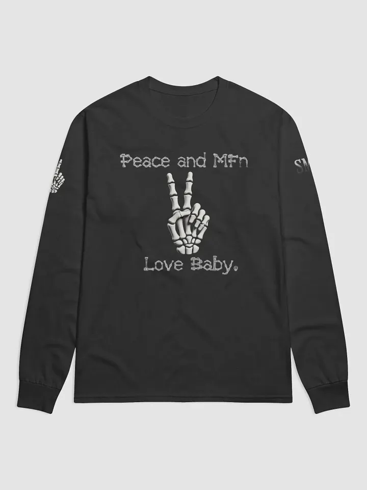 ''Peace & MF'n Love Baby'' Long Sleeve Shirt by Champion product image (1)