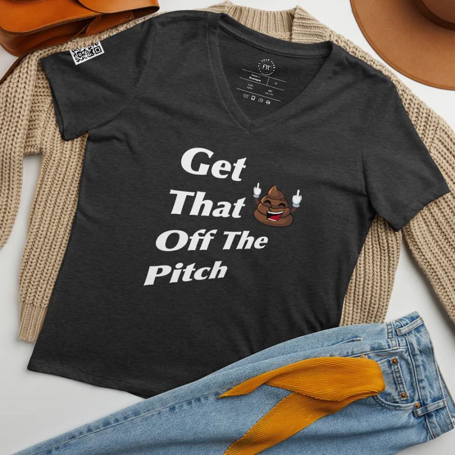 FYC - Respectfully Leave the Pitch Women's V neck product image (6)