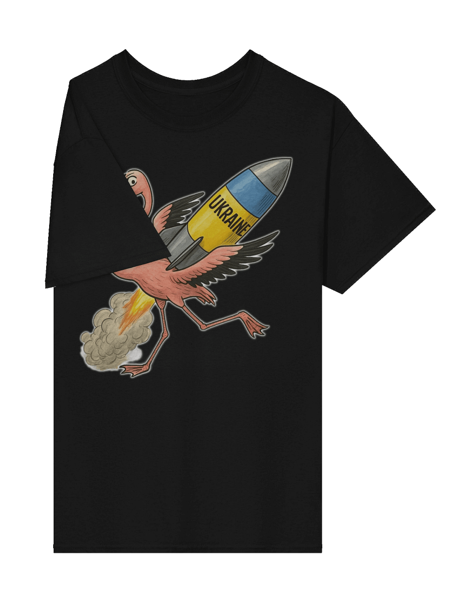 Flamingo Rocket Launch T-Shirt product image (31)