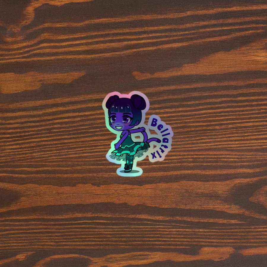 Bellatrix - Nebula Monkeys - rainbow sticker product image (3)