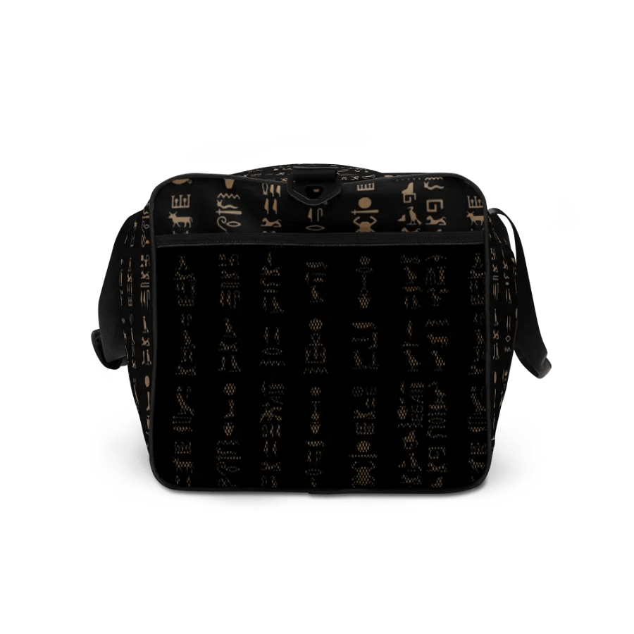 Isis Black Hieroglyphs All-Over Duffle product image (7)