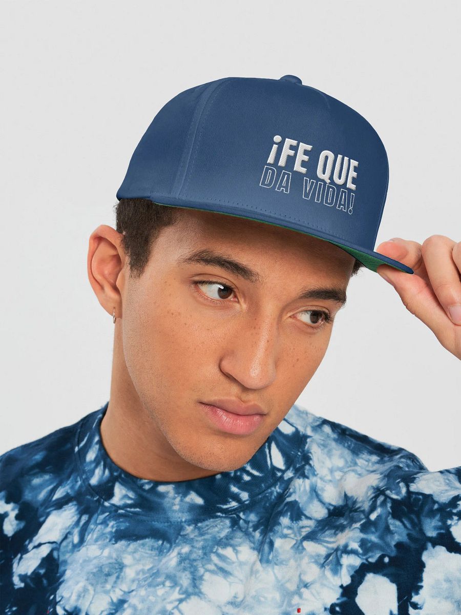 Gorra plana con cierre a presión | Fe que da vida product image (5)
