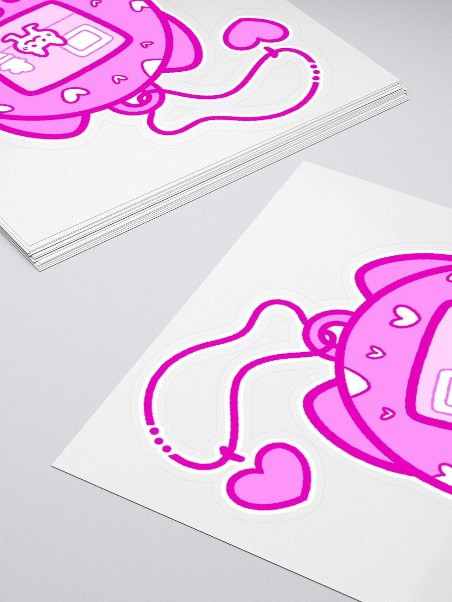 Lovely Digital Meow Sticker 2 - Pink product image (10)