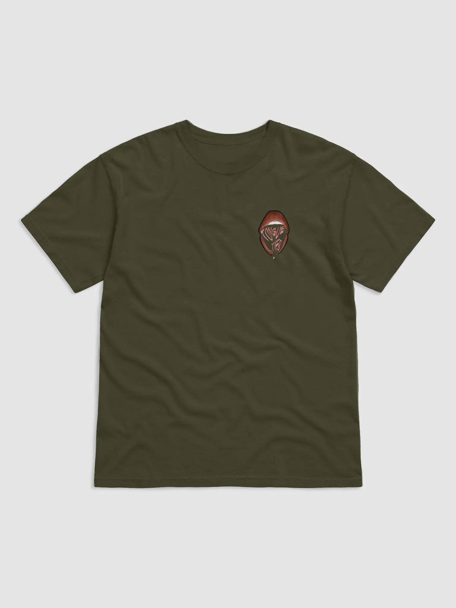 Tongue Drip Tee (Brown) Color expansion product image (4)