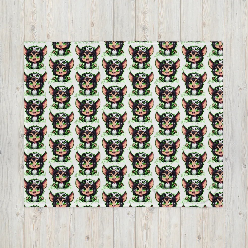 lets get feral throw blanket product image (4)