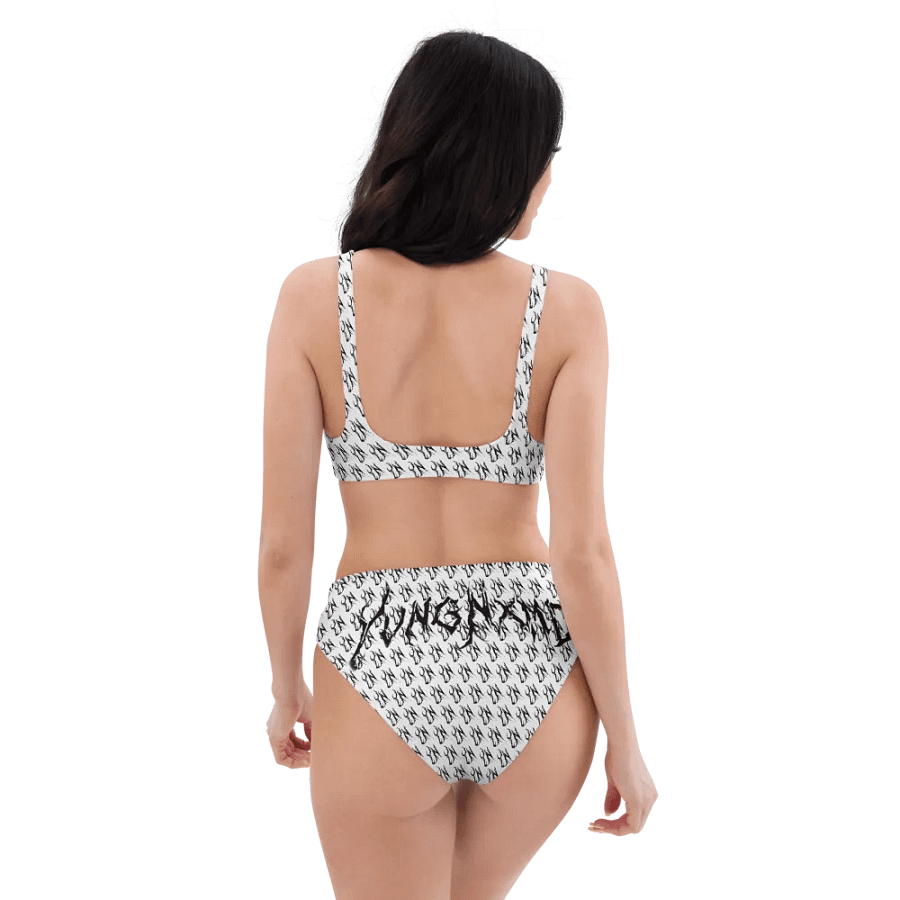 YN Checker Print High Waisted Bikini Set product image (4)