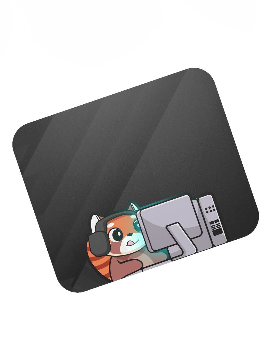 Gaming Bear Mouse Pad (Geo Black) - 8.7" x 7.1" product image (4)
