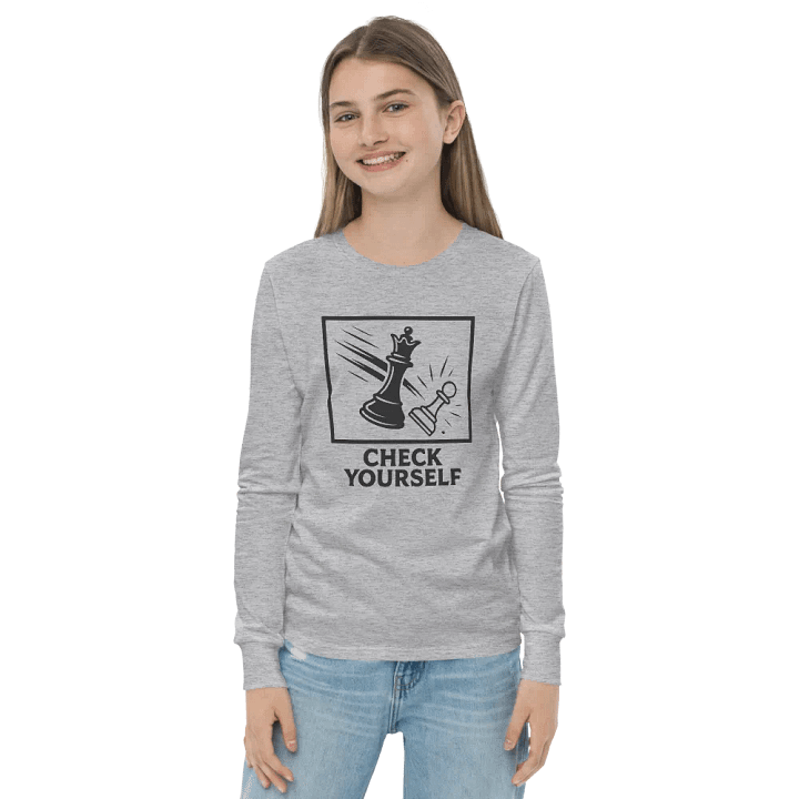 Check Yourself - Youth Long Sleeve T-Shirt product image (2)