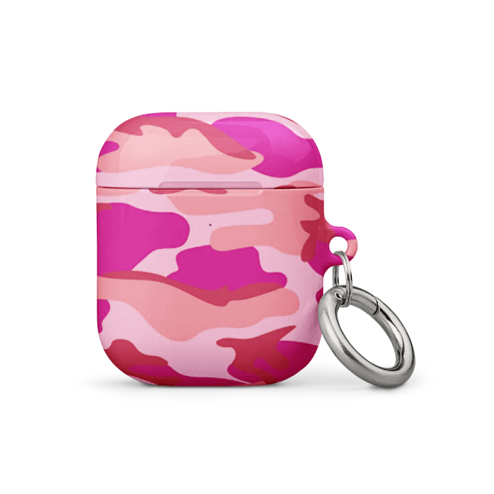 Pink Camo AirPod Case product image (1)