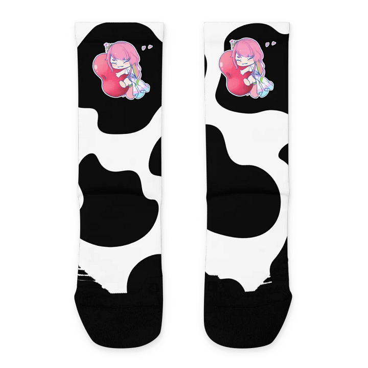 Cow Print Bean Socks product image (1)