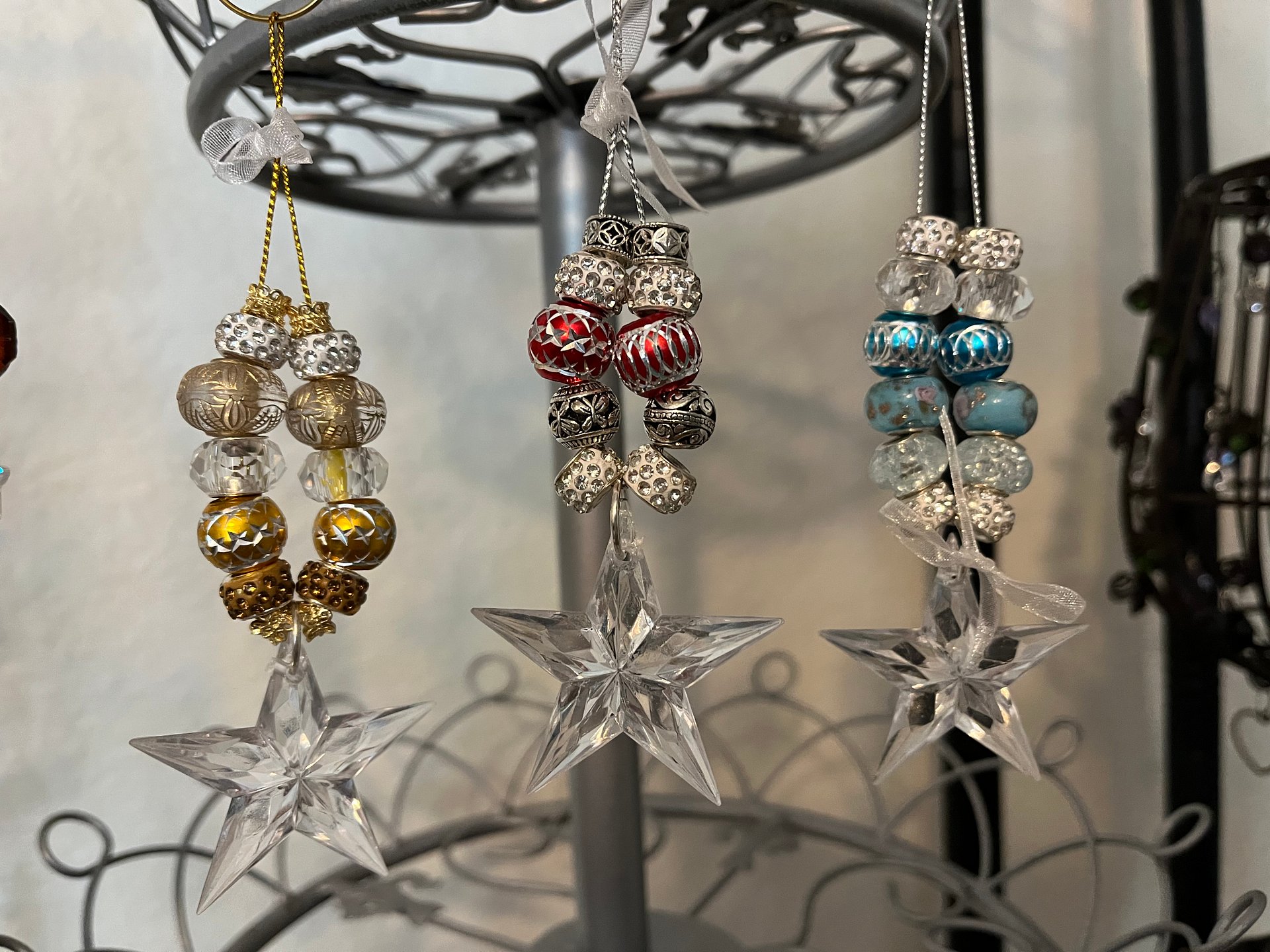 Beads & Star Holiday Ornament product image (1)