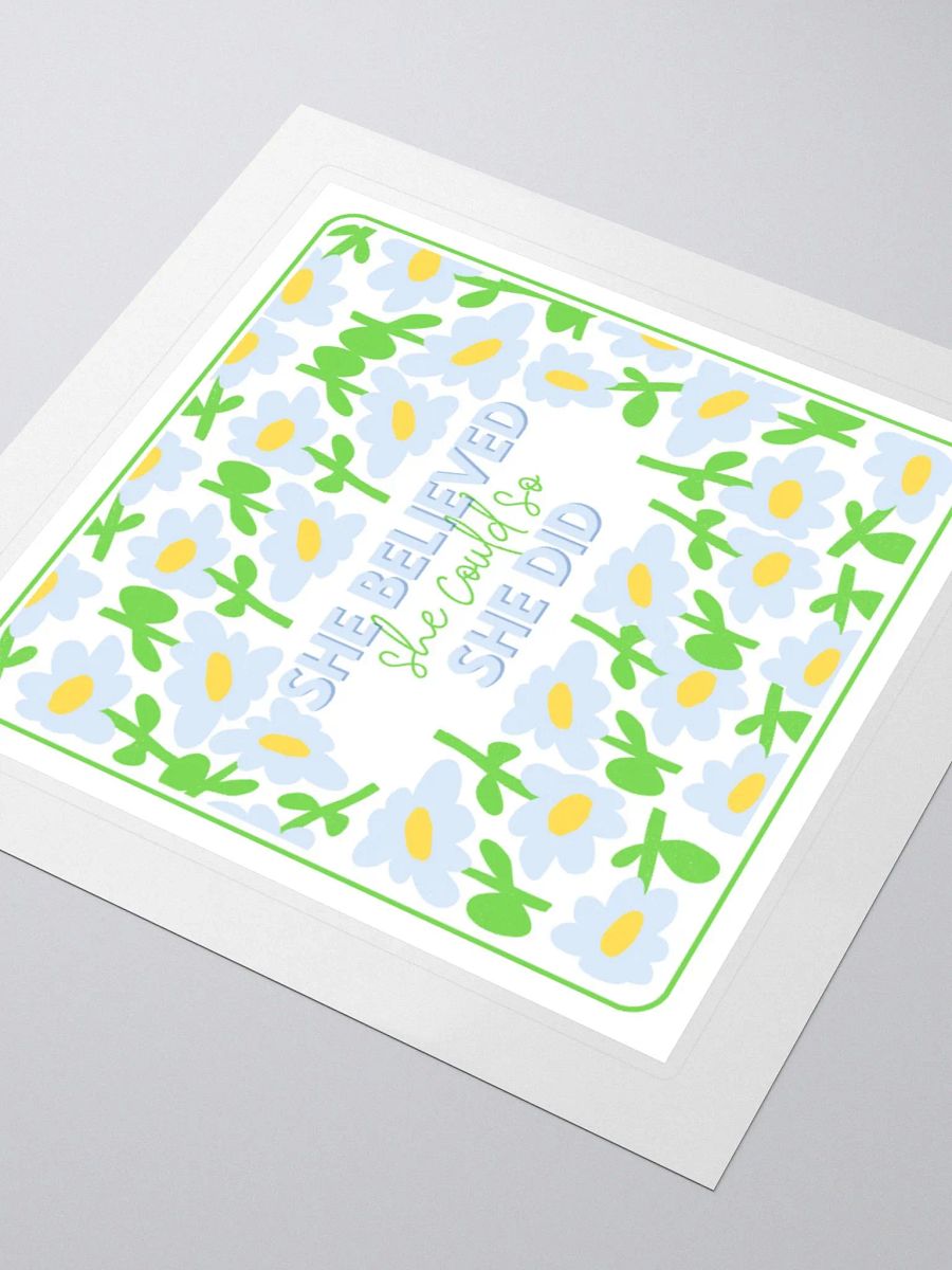 Believe and Achieve Floral Stickers product image (7)